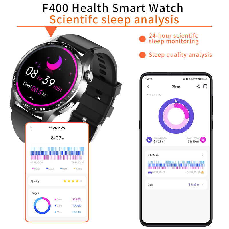 Healthy Blood Oxygen Smart Watch Men ECG+PPG Precise Body Temperature Heart Rate Monitor Smartwatch HRV Blood Pressure Watches