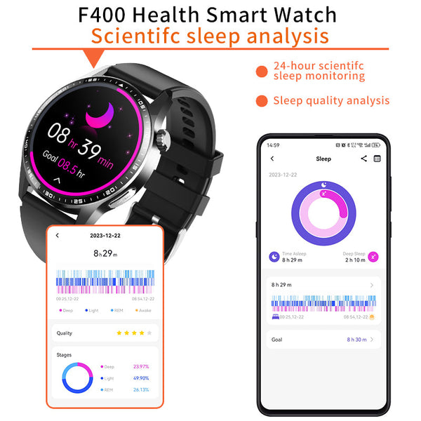 Healthy Blood Oxygen Smart Watch Men ECG+PPG Precise Body Temperature Heart Rate Monitor Smartwatch HRV Blood Pressure Watches