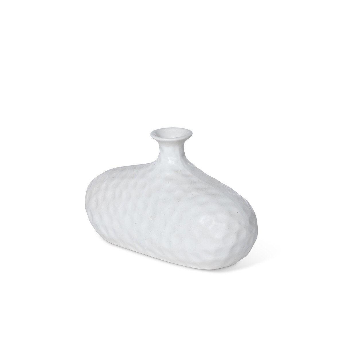 Seri Stoneware Oval Bud Vase