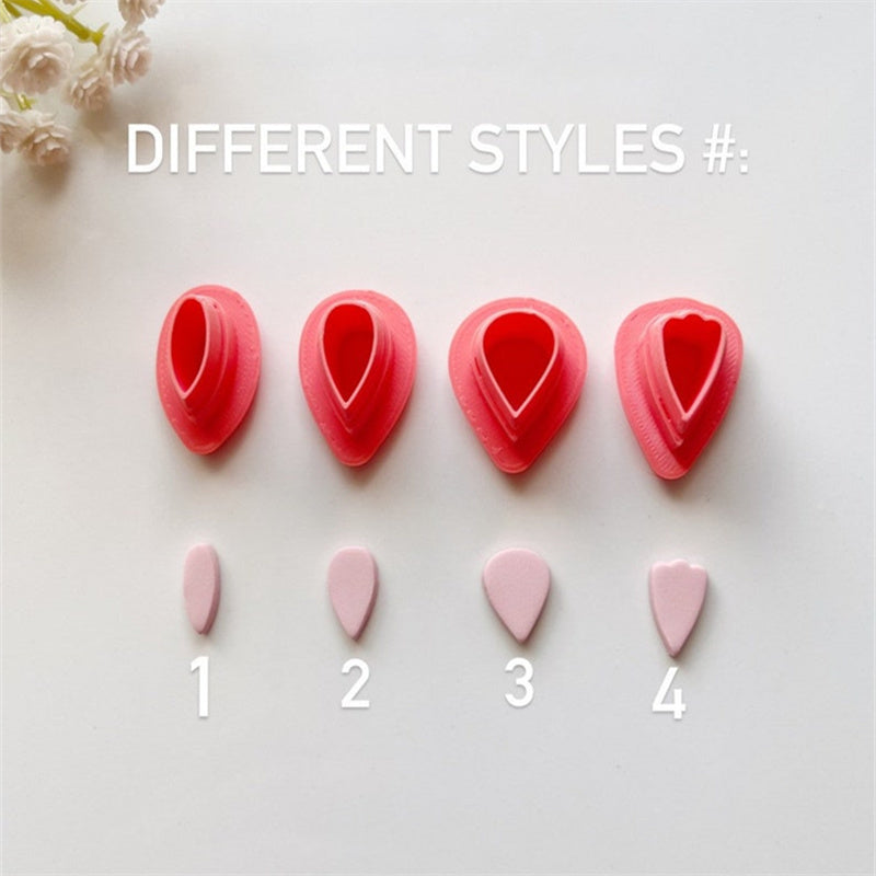 Petal Mold Handmade Clay Earrings Flower Cutting Tool