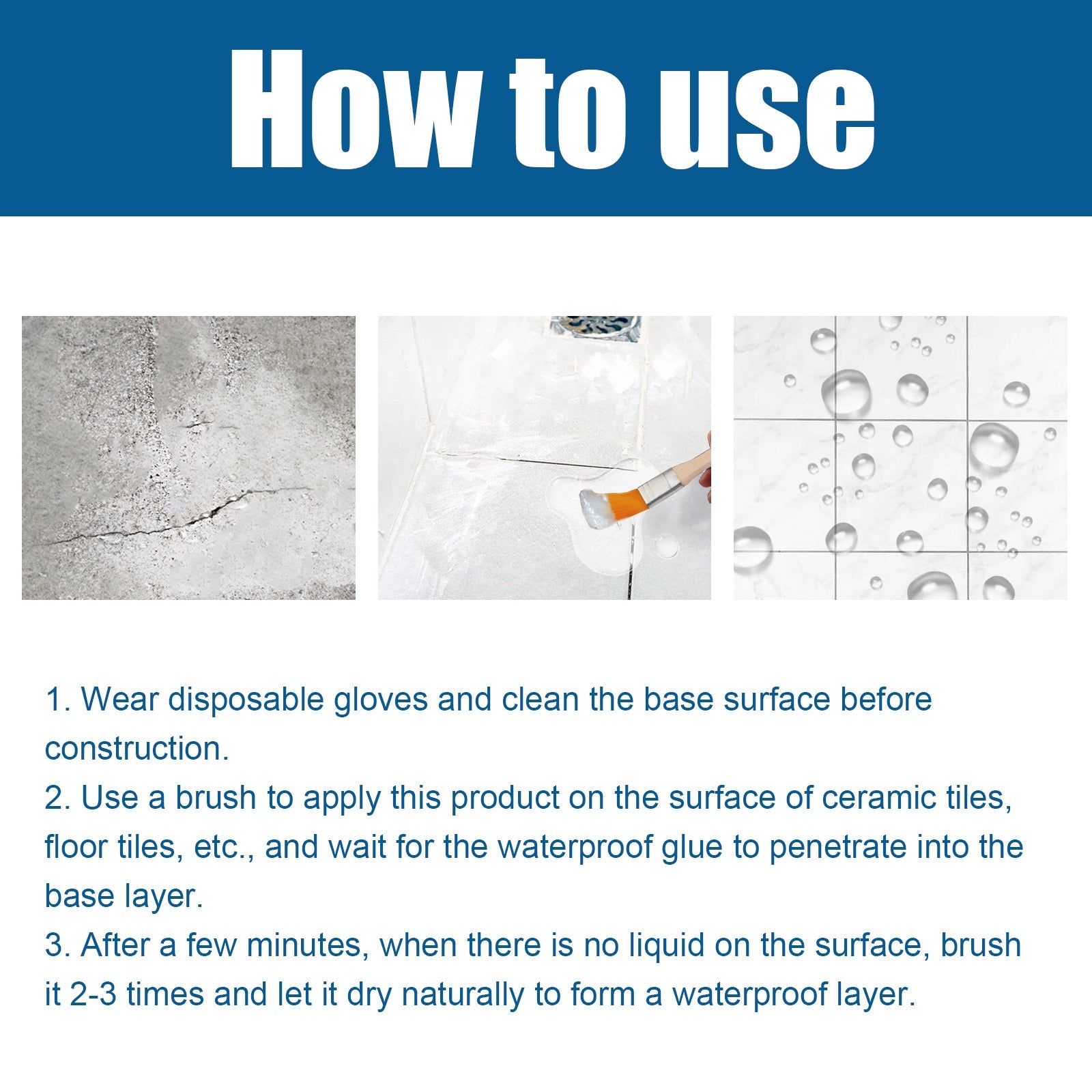 Sealing Waterproof Adhesive Bathroom Plumbing Glass Doors And Windows Leak Repair Multifunctional Tile Sealant