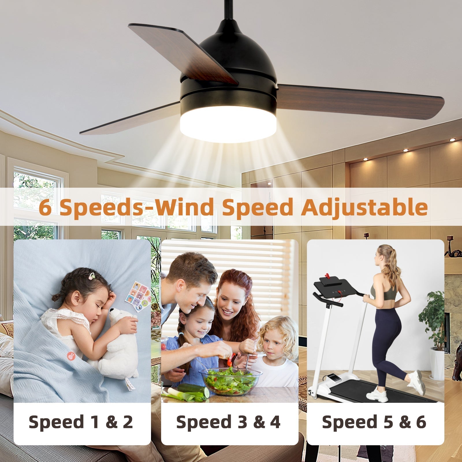 48-inch Minimalist Straight Blade Fan V.I.P Digital Presence