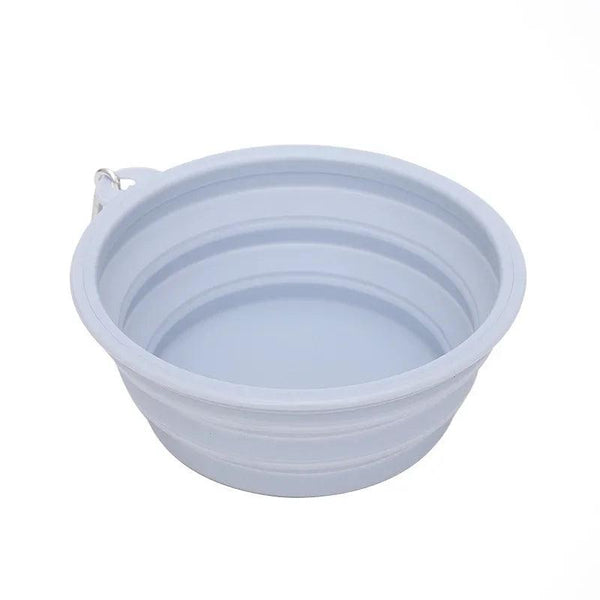 Dog Feeders Folding Silicone Bowl Outdoor Travel Foldable Portable Cat Dog Food Water Container Feeding Tray Bowl Pet Supplies