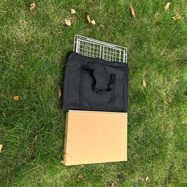 IGT Stainless Steel Folding Basket: Drain & Wash, Ideal Camping Table Accessory.