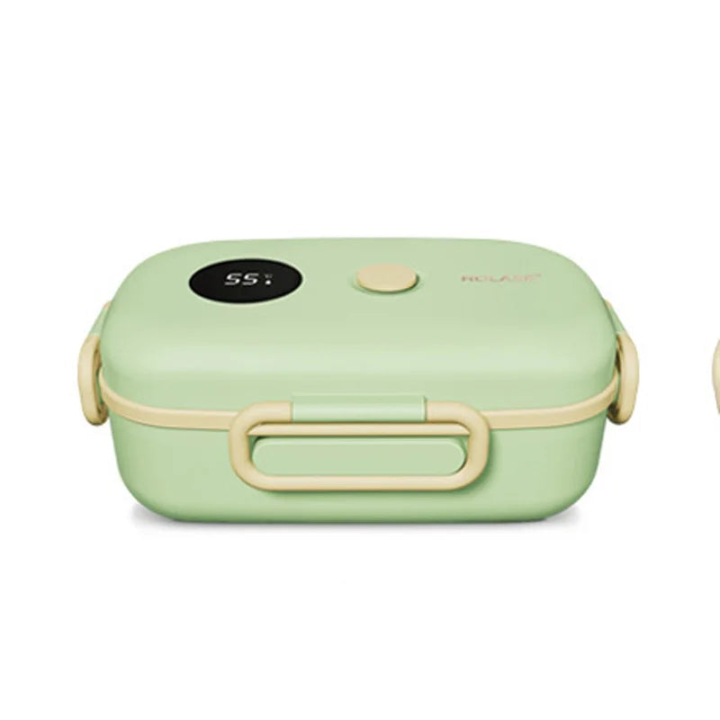 New Smart LCD Temperature Digital Display Insulated Lunch Box Portable Electric Lunch Box Lunch Box Suitable for Outdoor Travel