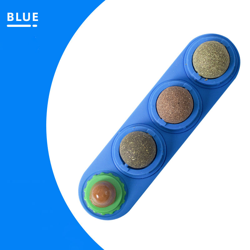 Cat mint ball spinning ball toy cat snacks lollipops self fun toys lots of fun