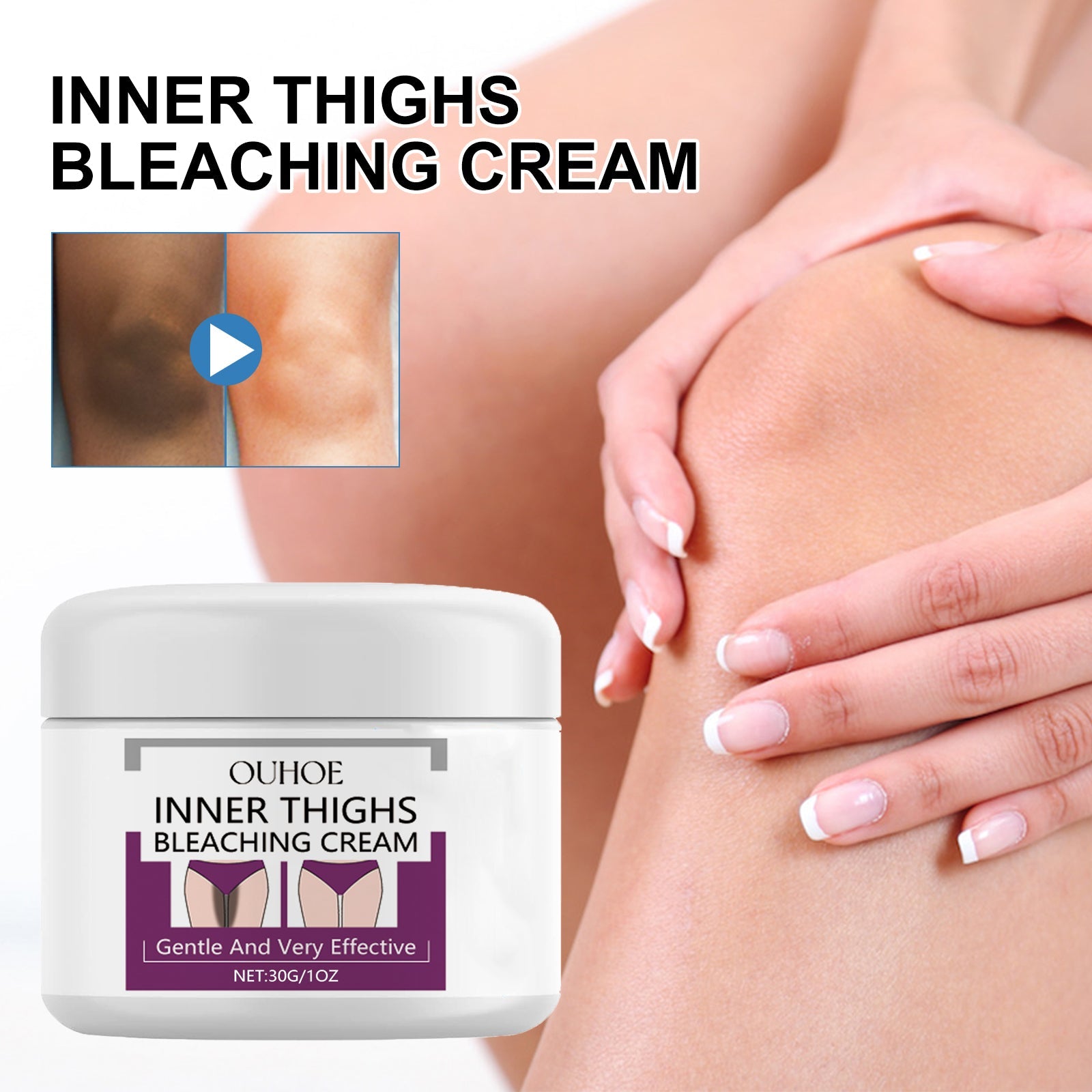 Thigh Radiance Moisturizing And Brightening Cream For Armpit Thighs And Knees