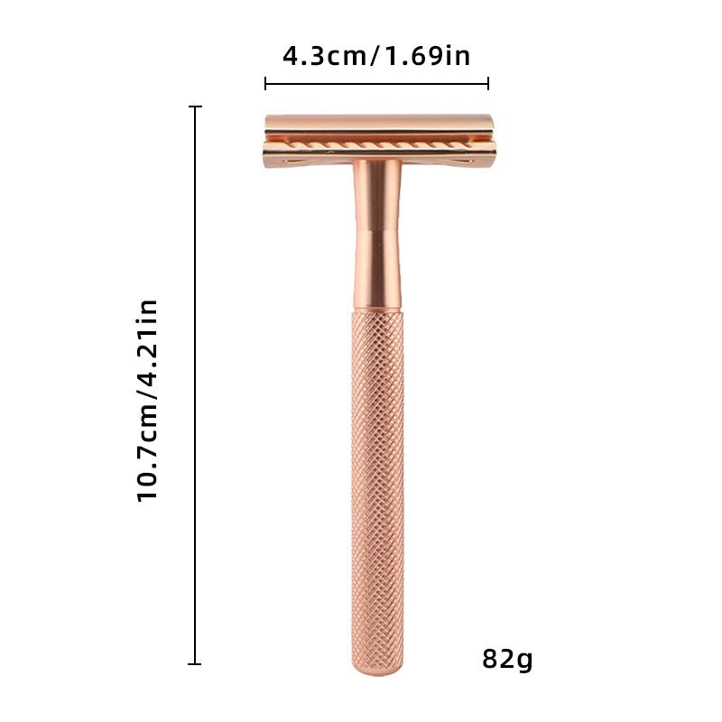 Old style shaver, manual shaver, double-sided blade shaver, safety blade holder, shaver