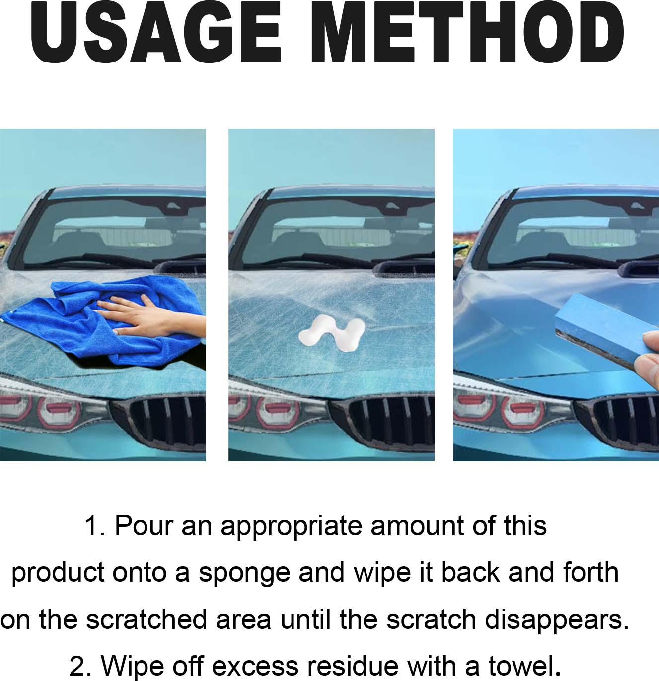 Scratch Repair Agent, Polishing And Reconditioning Agent For Automobile Paint Coating