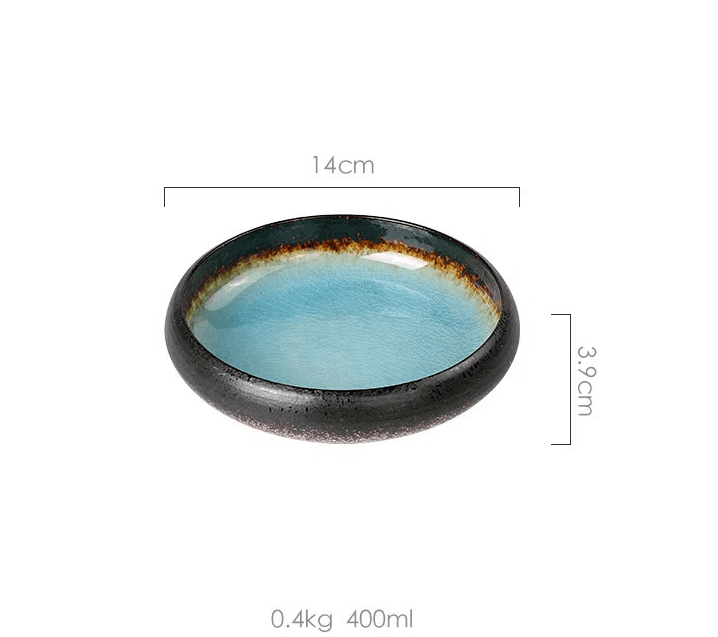 Creative retro ceramic plates plates dishes sushi plates tableware snack plates