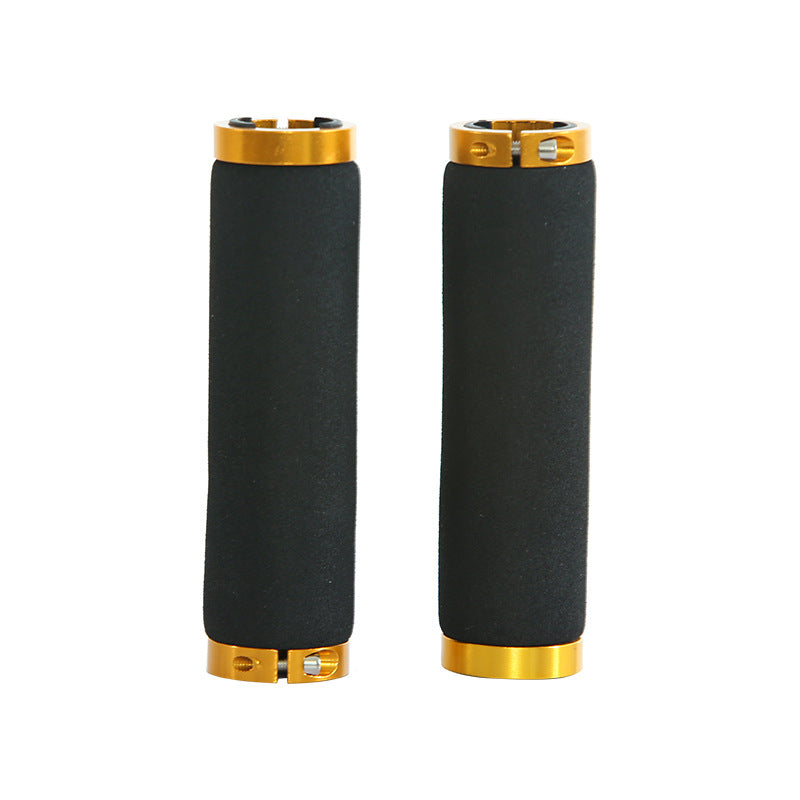 Bicycle Sponge Handle Cover Unilateral Bilateral Locking Mountain Bike Grip Non-Slip Sweat-Absorbing Foam Cotton Handle Gloves