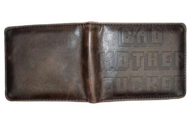 Pulp Fiction Jules Wallet with zipper Coin Pocket Bad Mother Letters Boys Wallet Card Holder Vintage Gift Purse