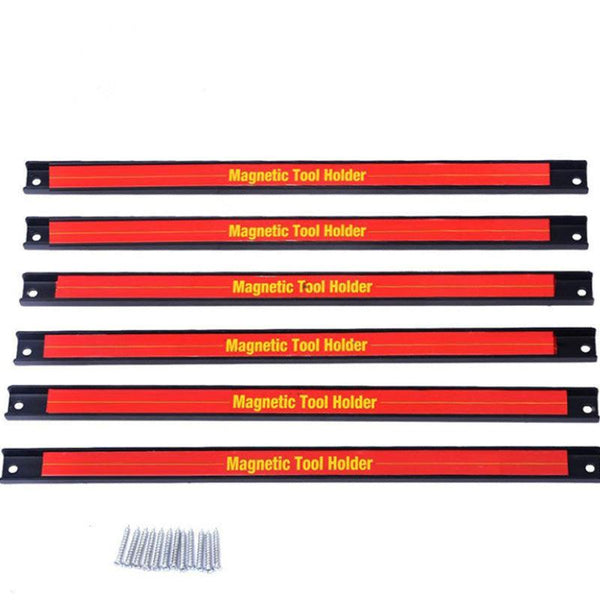 8 12 18 24 Magnetic Tool Holder Bar Organizer Racks for Connecting Strips Tools in the Garage and Workshop