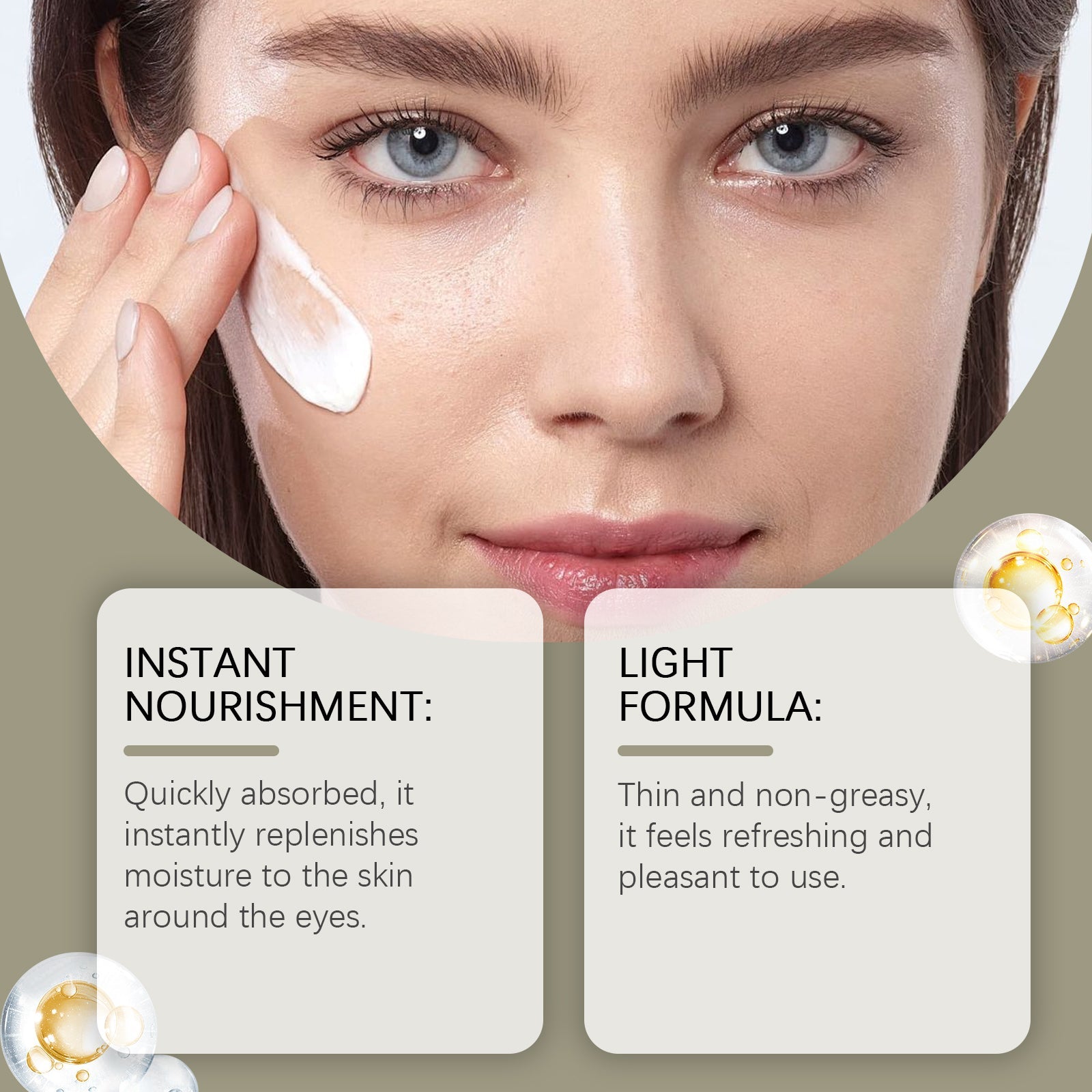 Retinol Eye Cream Tightens And Gently Nourishes Skin Around The Eyes And Lightens Fine Lines Lifting Eye Care Cream