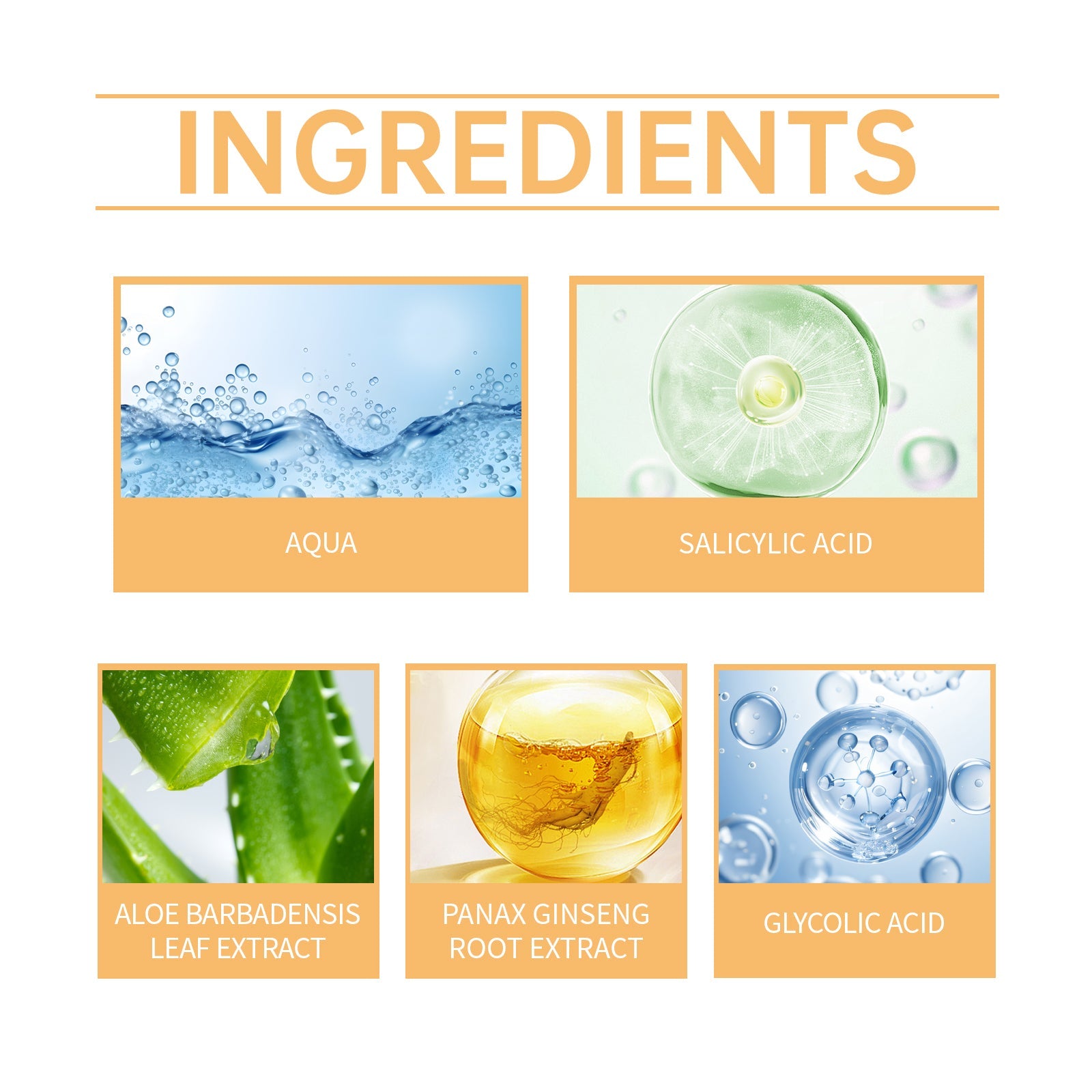 7% Glycolic Acid Toner, Facial Repair Skin Lightening Skin Firming, Moisturizing And Delicate