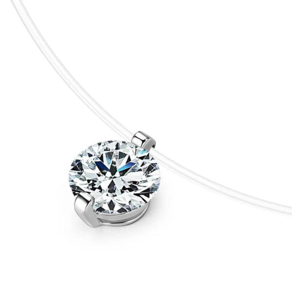 1 Carat Moissanite 925 Sterling Silver Necklace - Gifts for You 'n Me