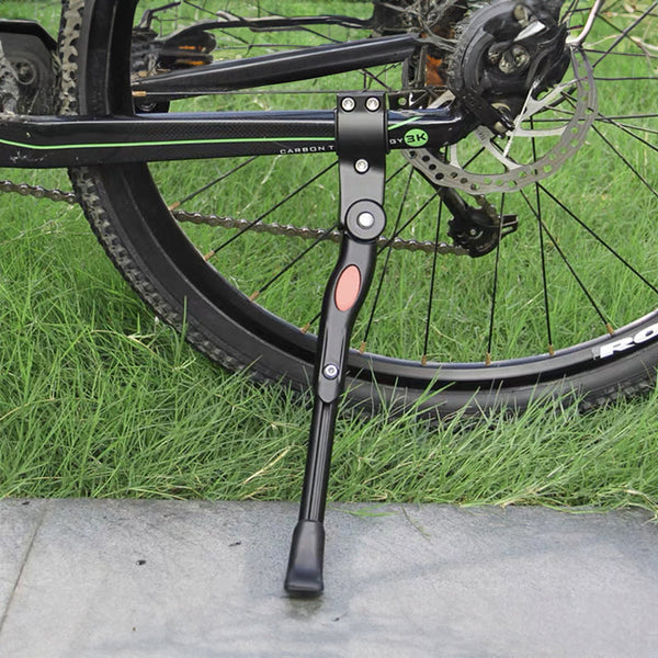 Adjustable bicycle rack, parking rack, side rack for 22, 24, 26 - inch mountain bikes