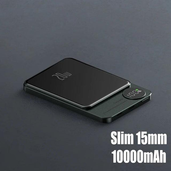10000mAh Macsafe Magnetic Power Bank PD20W 15W Wireless Fast Charger External Auxiliary Battery Pack For Magsafe iPhone 15 14 13