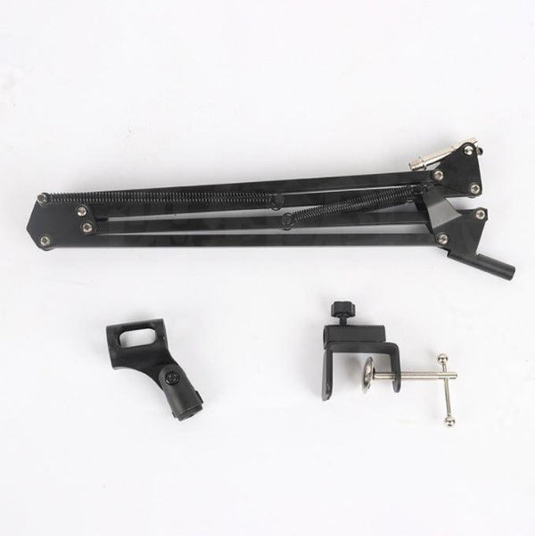 Desktop Microphone Stand Live Handheld Mic Holder Adjustable NB35 Boom Arm Microphone Bracket
