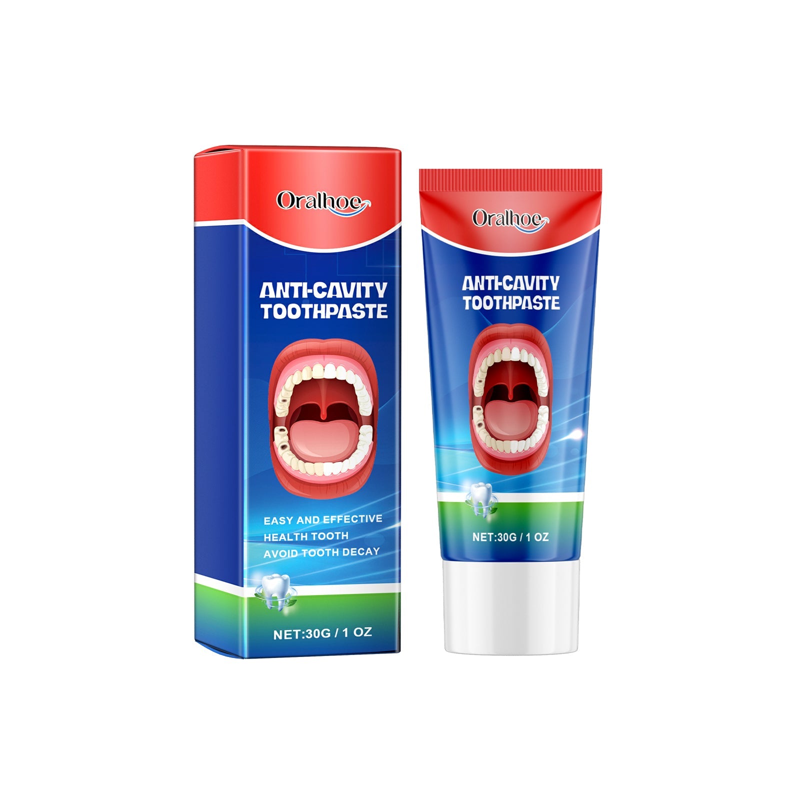 Anti-Cavity Toothpaste, Oral Cleaning Dental Yellow Caries Dental Care Gingival Reinforcement Dental Care Fresh Breath