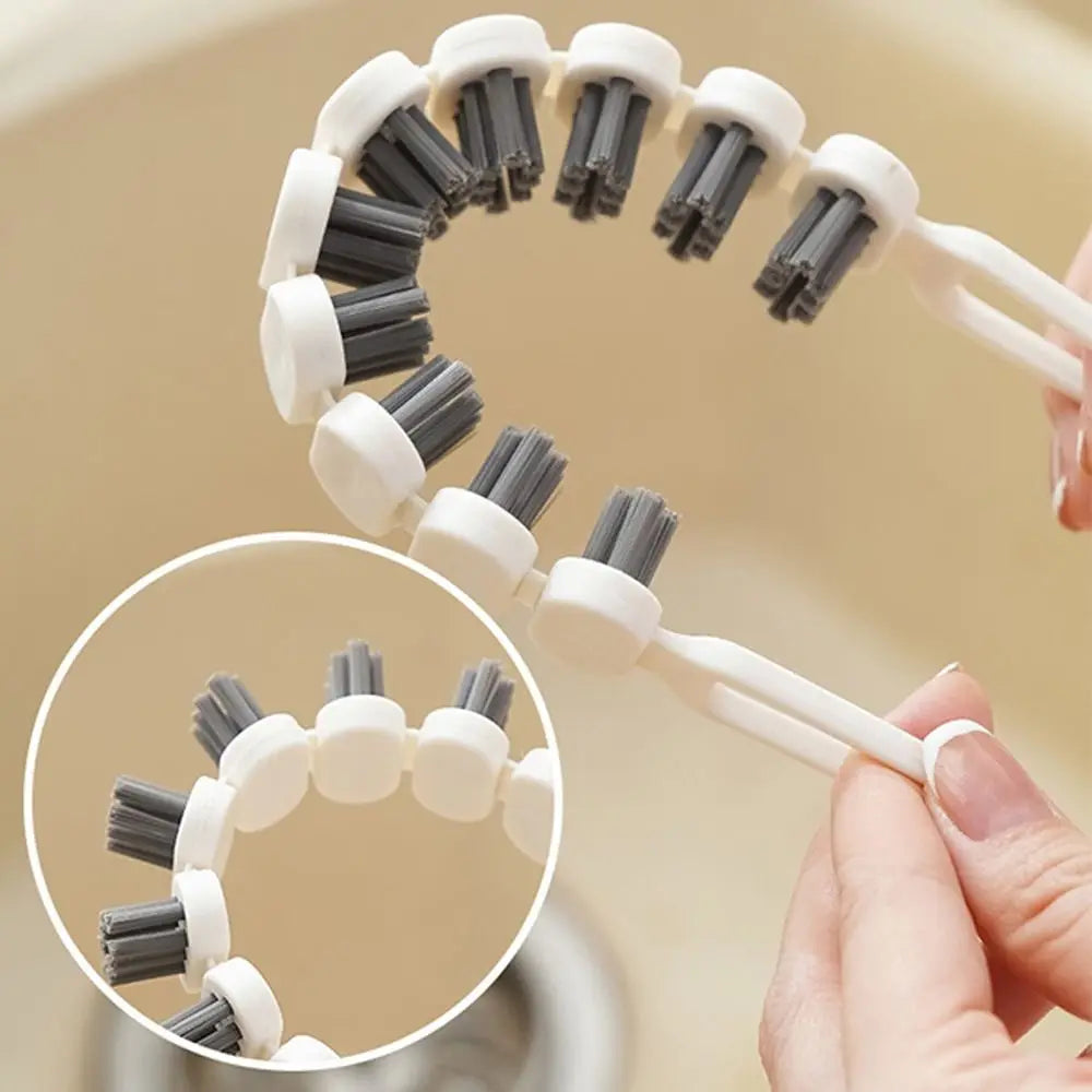 Bendable Multifunctional Cleaning Brush Creative Flexible Kitchen Faucet Brush Crevice Cleaning Brush Detail Cleaner Scrub Brush
