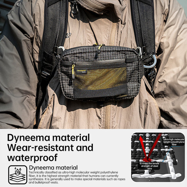Hikeman - UHMWPE Outdoor Waist Pack for Hiking/Camping/Cycling, Phone & Gear Storage