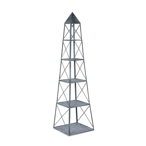 Stackable Galvanized Obelisk