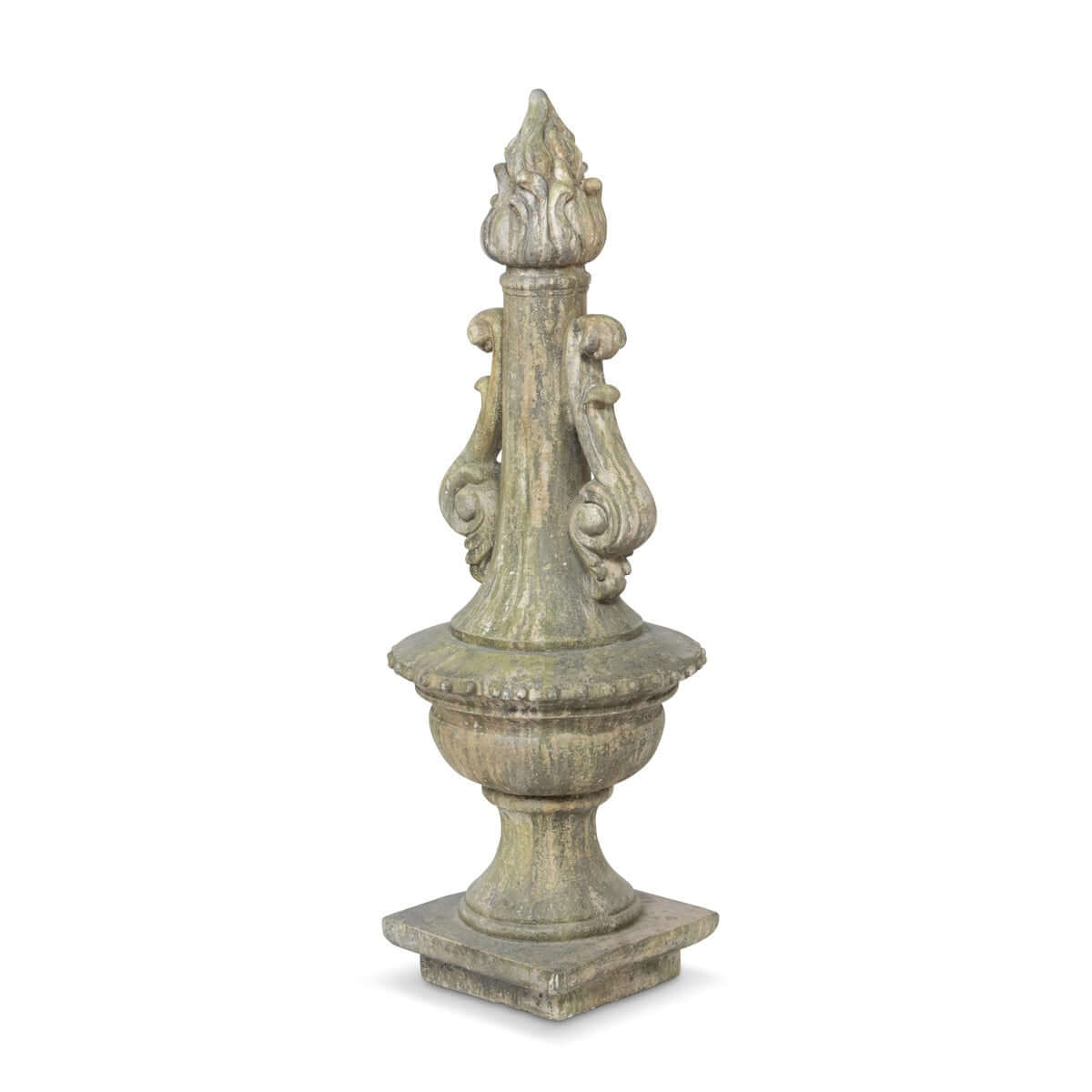 Antique Grecian Garden Torch Statue