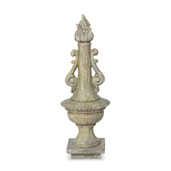 Antique Grecian Garden Torch Statue
