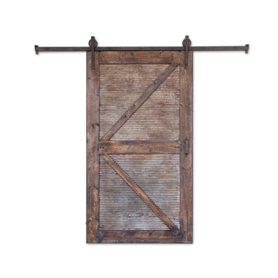 Sliding Barn Door with Rail Hardware