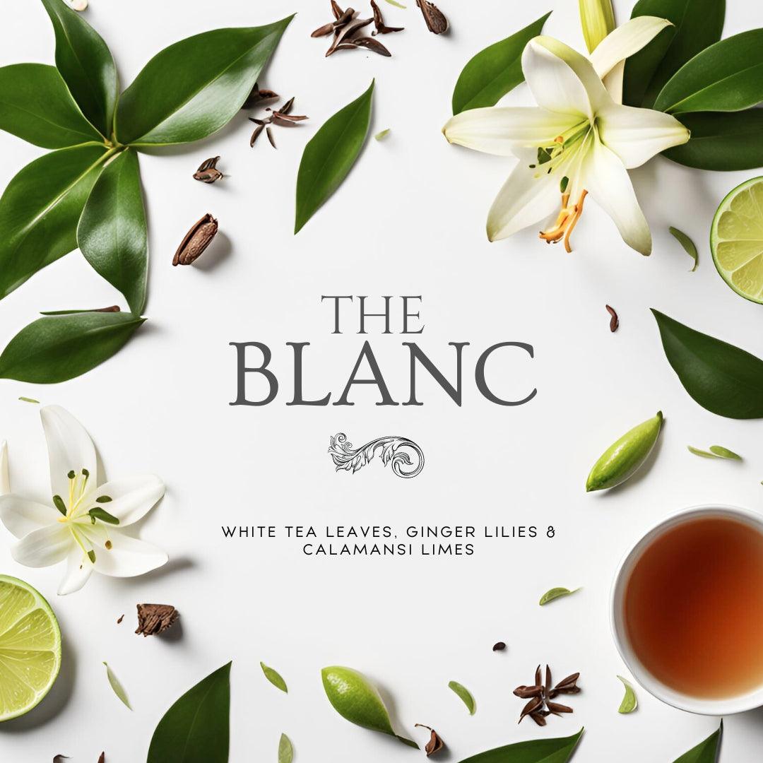 The Blanc (8.5 oz Single Wick) - Notes: White Tea, Ginger Lilies & Calamansi Limes
