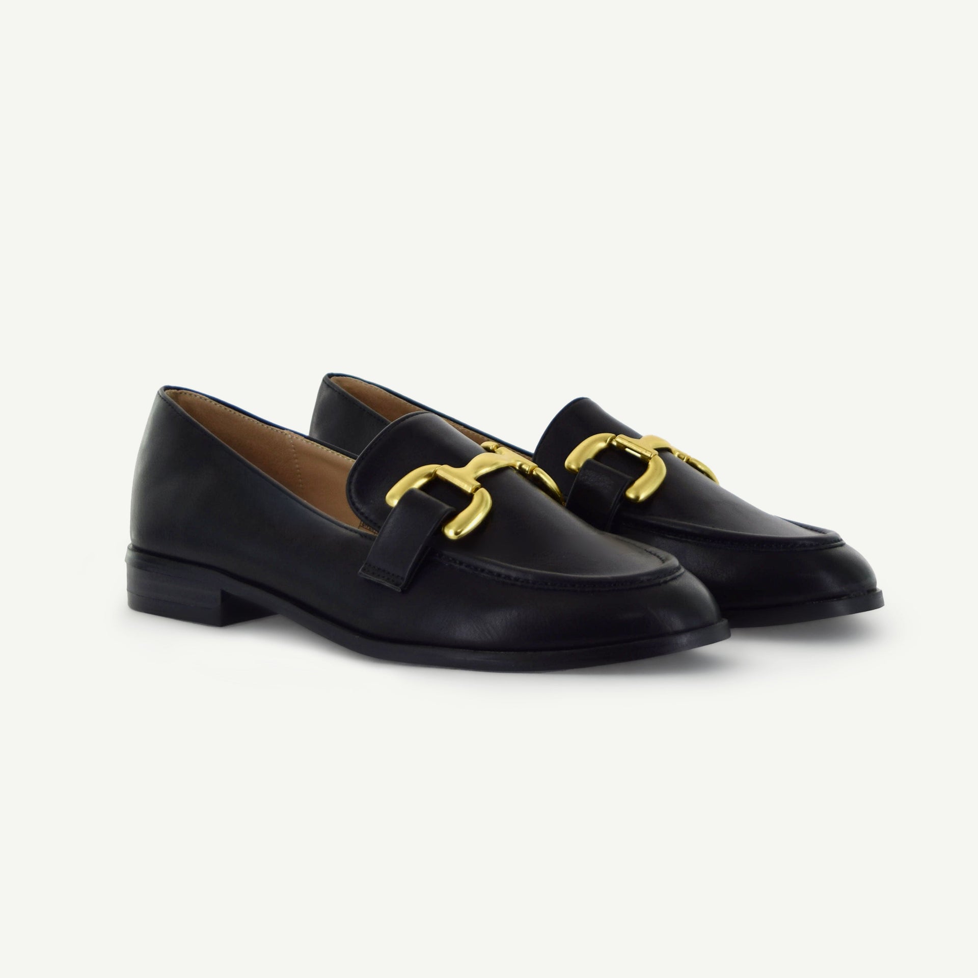 Georgina: Classic Loafer - Black
