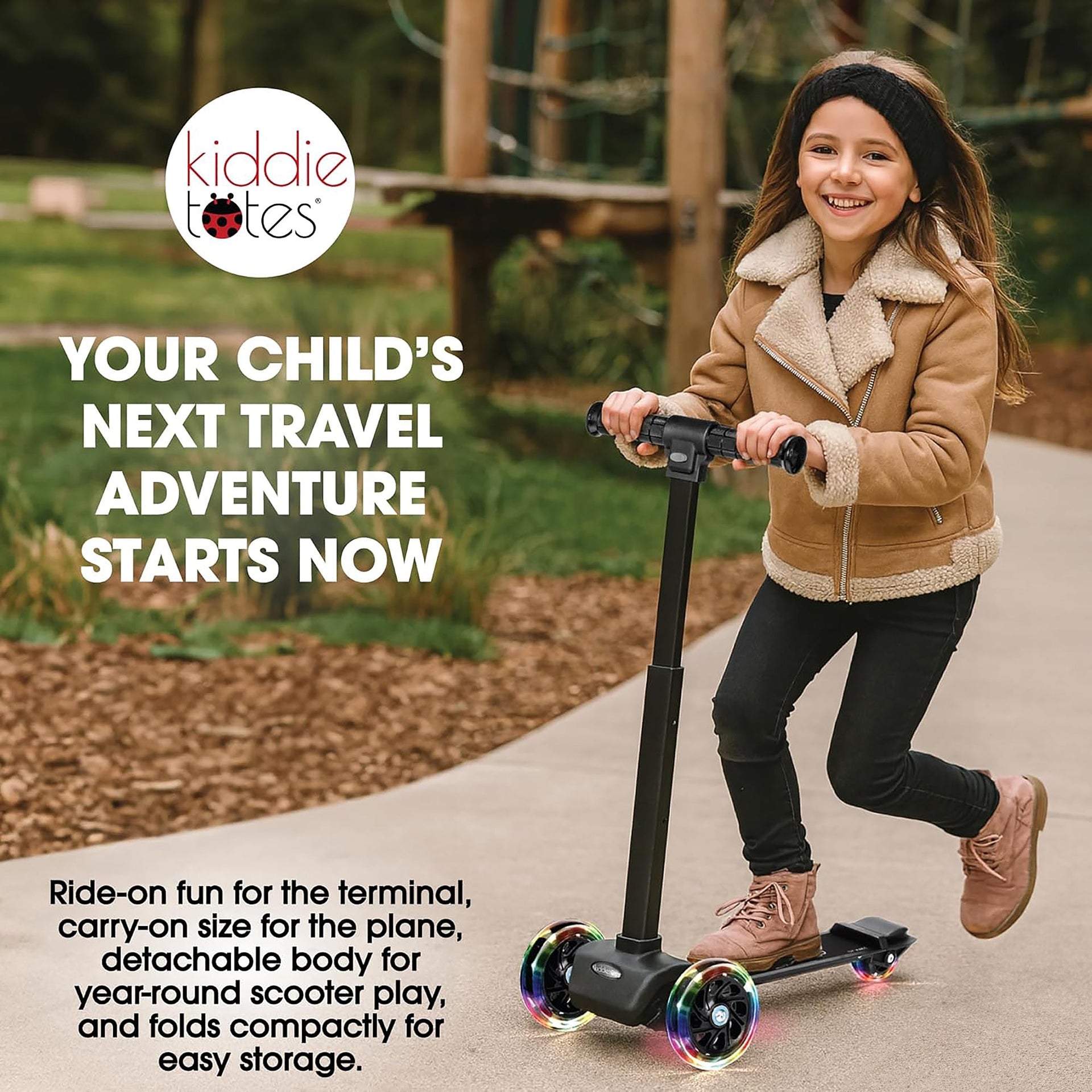 Abby Cadabby 4-in-1 Detachable Scooter Luggage