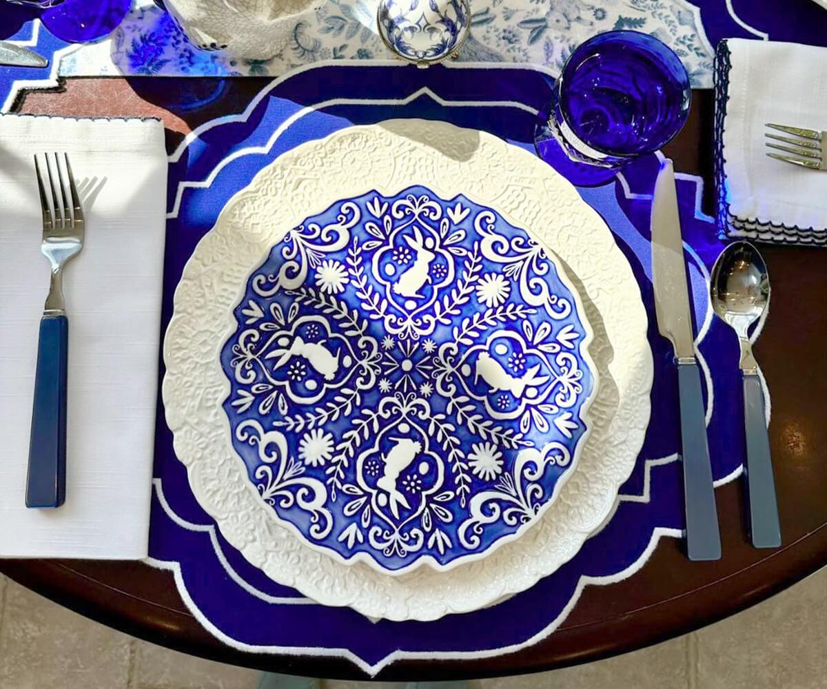 Oval Placemats Set of 4 - Cotton Placemats