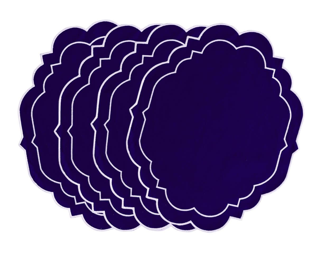 Oval Placemats Set of 4 - Cotton Placemats
