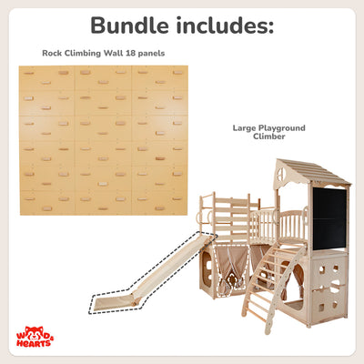 Large Playground Set, 2-in-1 Bundle