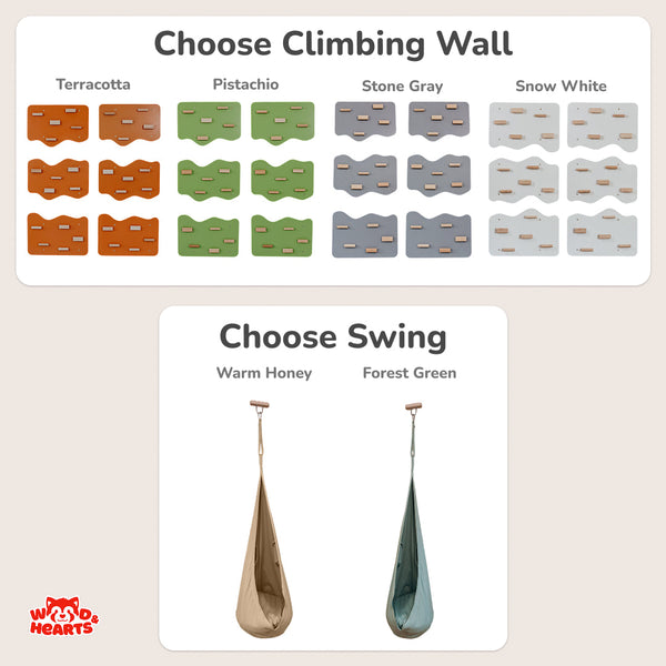 Climbing Indoor Playspace for Kids, Complete Climbing Set