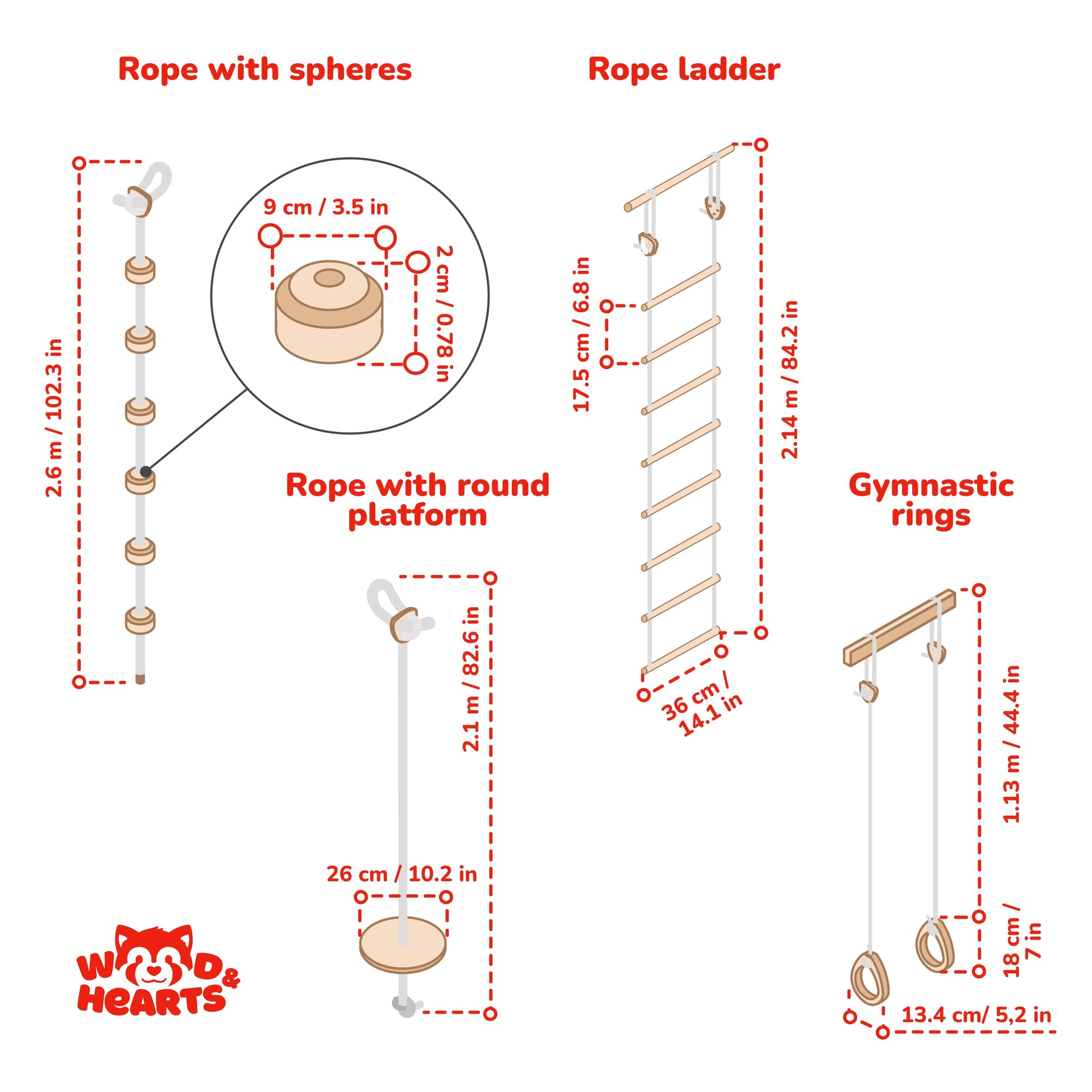 Playset Swings
