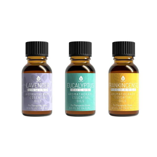 Pursonic Aromatherapy Diffuser & Essential Oil Set -Ultrasonic Top 3 Oils - Gifts for You 'n Me