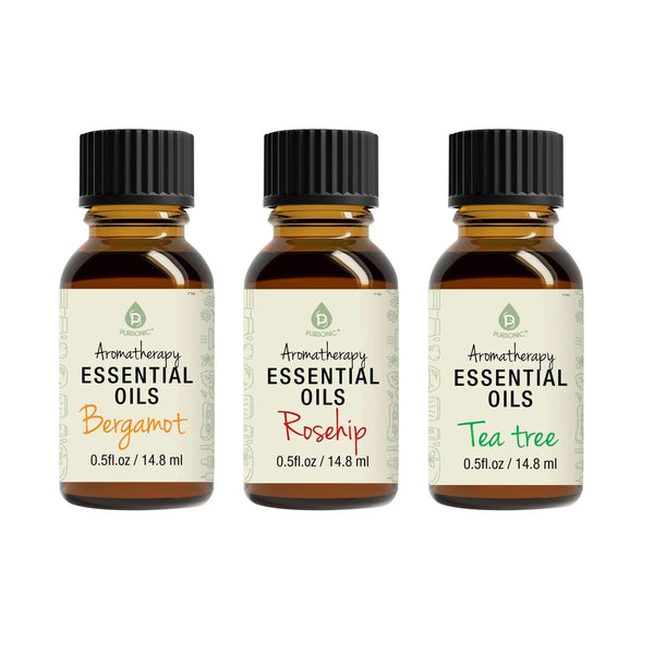 Aromatherapy Essential Oils (Bergamot, Rosehip, Tea Tree) - Gifts for You 'n Me