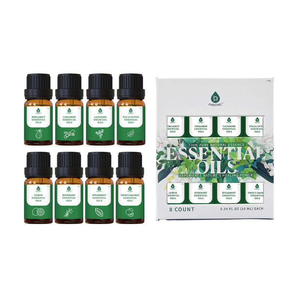 🌿 100% Pure Natural Essence Essential Oils Collection – Aromatherapy at Its Finest! 🌿 - Gifts for You 'n Me