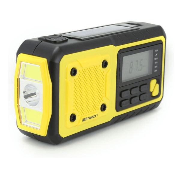 Emerson Emergency AMFM Radio with Weather Band / Flashlight / Power Bank