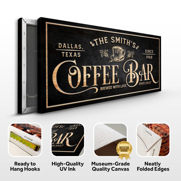 Personalized Coffee Bar Sign II