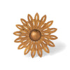 Aged Copper Wall Dahlia, Small