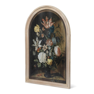 Renaissance Floral Wood Prints, 2 Assorted Styles