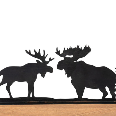 Moose Silhouette Hook Rack
