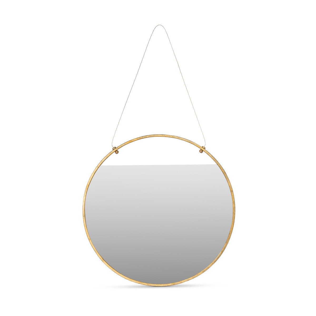 Gable Round Mirror