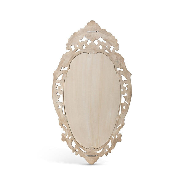 Auvergne Hand Carved Wood Mirror