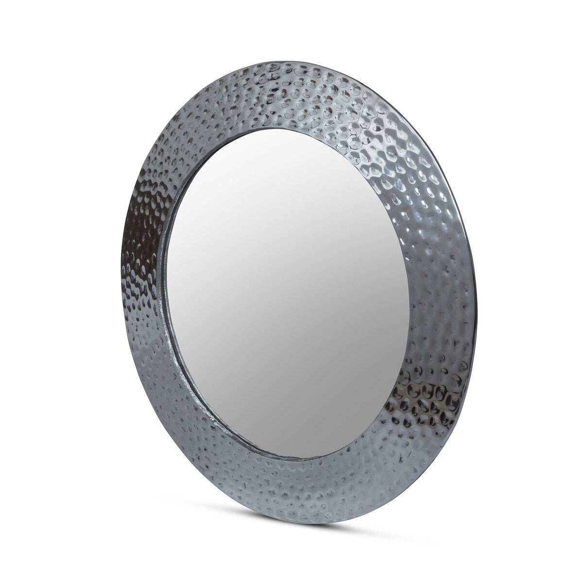 Hammered Pewter Portal Mirror, 24