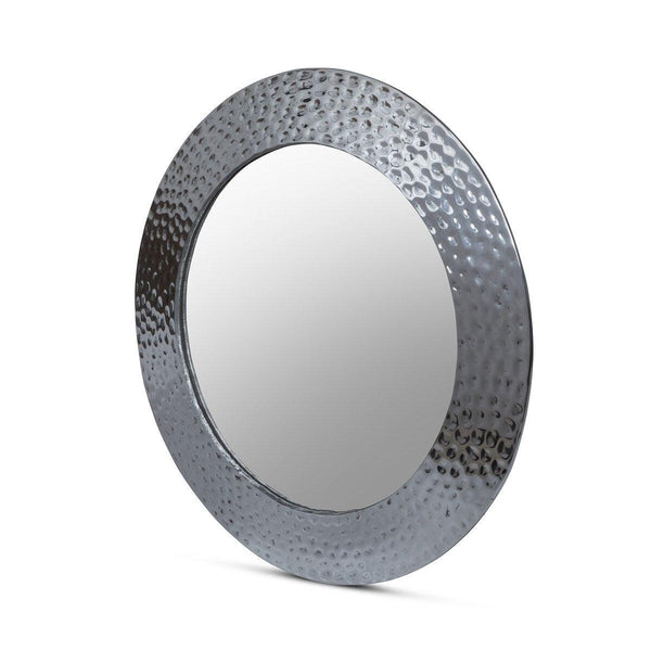Hammered Pewter Portal Mirror, 24